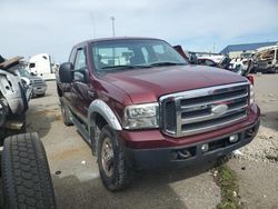 Salvage trucks for sale at Woodhaven, MI auction: 2005 Ford F350 SRW Super Duty