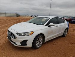 Salvage cars for sale at Andrews, TX auction: 2020 Ford Fusion SE