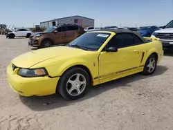Salvage cars for sale from Copart Amarillo, TX: 2003 Ford Mustang