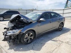 Nissan salvage cars for sale: 2022 Nissan Sentra SV