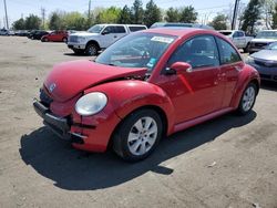 Volkswagen Beetle salvage cars for sale: 2009 Volkswagen New Beetle S