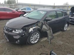 Salvage cars for sale from Copart Arlington, WA: 2013 Lexus CT 200