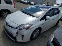 Salvage cars for sale at Martinez, CA auction: 2012 Toyota Prius PLUG-IN