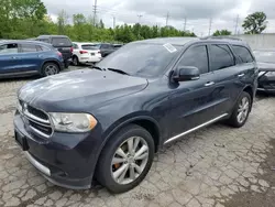 Salvage cars for sale at Bridgeton, MO auction: 2013 Dodge Durango Crew