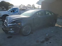 Salvage cars for sale from Copart Hayward, CA: 2018 Ford Fusion TITANIUM/PLATINUM HEV