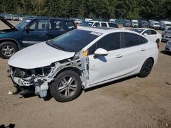 Vehiculos salvage en venta de Copart Graham, WA: 2016 Chevrolet Cruze LT