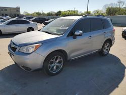 Salvage cars for sale at Wilmer, TX auction: 2015 Subaru Forester 2.5I Touring