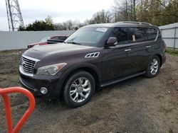 Salvage cars for sale at Windsor, NJ auction: 2011 Infiniti QX56