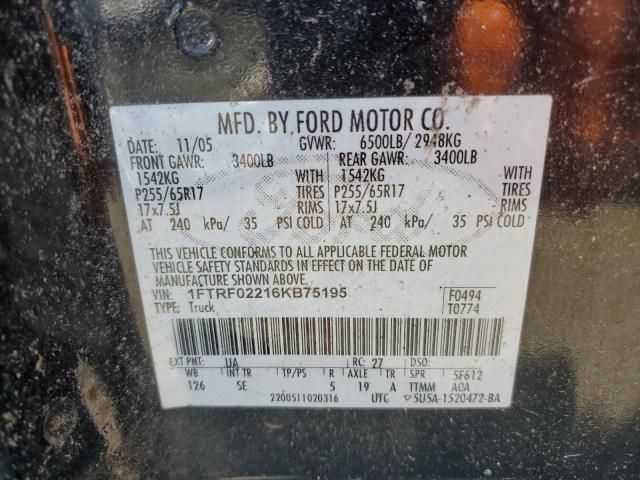 2006 Ford F150