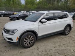 Volkswagen salvage cars for sale: 2018 Volkswagen Tiguan SE