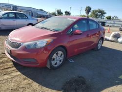 Salvage cars for sale at San Diego, CA auction: 2015 KIA Forte LX