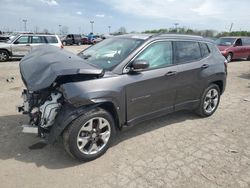 Salvage cars for sale from Copart Indianapolis, IN: 2021 Jeep Compass Limited