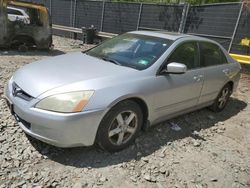 Salvage cars for sale at Waldorf, MD auction: 2005 Honda Accord EX
