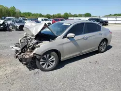 Salvage cars for sale at Mocksville, NC auction: 2015 Honda Accord LX
