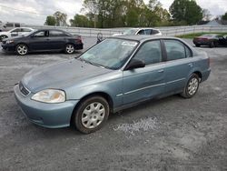 Salvage cars for sale at Gastonia, NC auction: 2000 Honda Civic Base