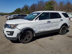 Salvage cars for sale at Brookhaven, NY auction: 2017 Ford Explorer Police Interceptor