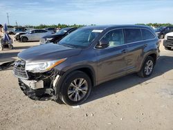 Toyota salvage cars for sale: 2015 Toyota Highlander XLE