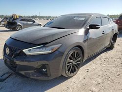 Salvage cars for sale at Houston, TX auction: 2021 Nissan Maxima Platinum