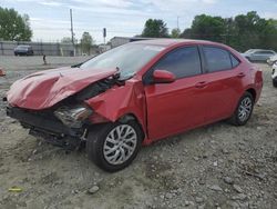 Salvage cars for sale at Mebane, NC auction: 2017 Toyota Corolla L