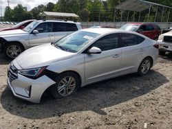 Salvage cars for sale at Savannah, GA auction: 2019 Hyundai Elantra SEL