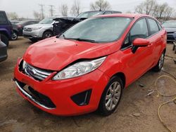 Salvage cars for sale at Elgin, IL auction: 2012 Ford Fiesta SE
