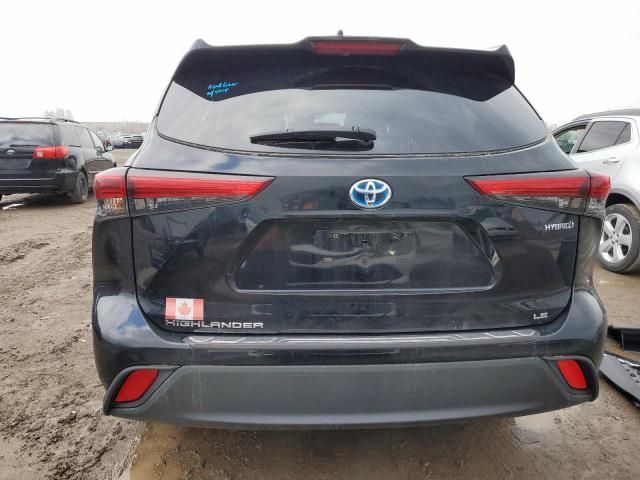 2022 Toyota Highlander Hybrid LE