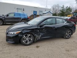 Salvage cars for sale at Lyman, ME auction: 2020 Nissan Sentra SV