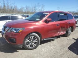 Salvage cars for sale from Copart Leroy, NY: 2017 Nissan Pathfinder S