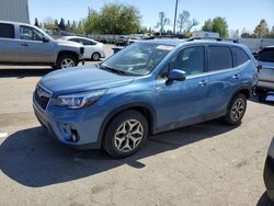 Salvage cars for sale at Woodburn, OR auction: 2020 Subaru Forester Premium