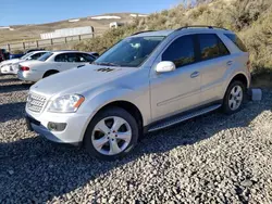 Salvage cars for sale at Reno, NV auction: 2008 Mercedes-Benz ML 320 CDI