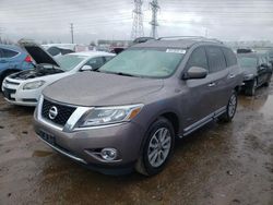 Nissan salvage cars for sale: 2014 Nissan Pathfinder SV Hybrid