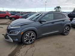 Salvage Cars with No Bids Yet For Sale at auction: 2022 Hyundai Kona Limited