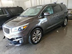 Salvage cars for sale at Madisonville, TN auction: 2015 KIA Sedona SXL