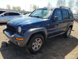 Salvage cars for sale from Copart Elgin, IL: 2004 Jeep Liberty Sport