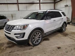 Salvage cars for sale at Lansing, MI auction: 2017 Ford Explorer Limited