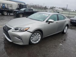 Salvage cars for sale from Copart Pennsburg, PA: 2018 Lexus ES 350