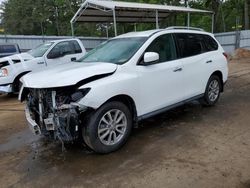 Salvage cars for sale at Austell, GA auction: 2016 Nissan Pathfinder S