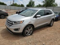 Vehiculos salvage en venta de Copart Oklahoma City, OK: 2015 Ford Edge Titanium
