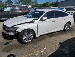 Salvage cars for sale from Copart Spartanburg, SC: 2018 Honda Accord LX