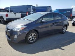 Salvage cars for sale at Hayward, CA auction: 2010 Toyota Prius