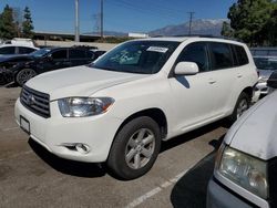 Salvage cars for sale from Copart Rancho Cucamonga, CA: 2010 Toyota Highlander SE