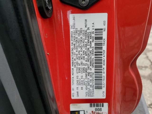 2007 Toyota Tacoma Access Cab