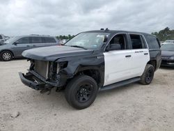 Vehiculos salvage en venta de Copart Houston, TX: 2015 Chevrolet Tahoe Police