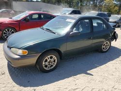 Chevrolet salvage cars for sale: 2002 Chevrolet GEO Prizm Base