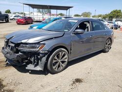 Salvage cars for sale at San Diego, CA auction: 2021 Volkswagen Passat SE