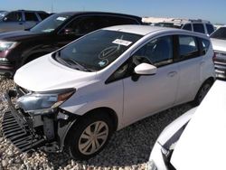 Vehiculos salvage en venta de Copart Temple, TX: 2018 Nissan Versa Note S