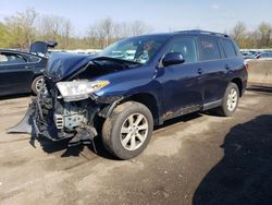 Salvage cars for sale from Copart Marlboro, NY: 2013 Toyota Highlander Base
