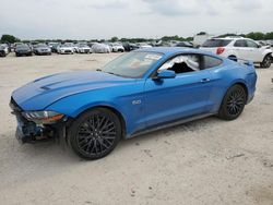 Salvage cars for sale from Copart San Antonio, TX: 2019 Ford Mustang GT