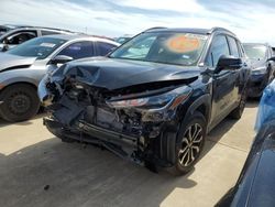 Salvage cars for sale from Copart Wilmer, TX: 2023 Toyota Corolla Cross LE