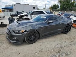 Ford Mustang gt salvage cars for sale: 2017 Ford Mustang GT